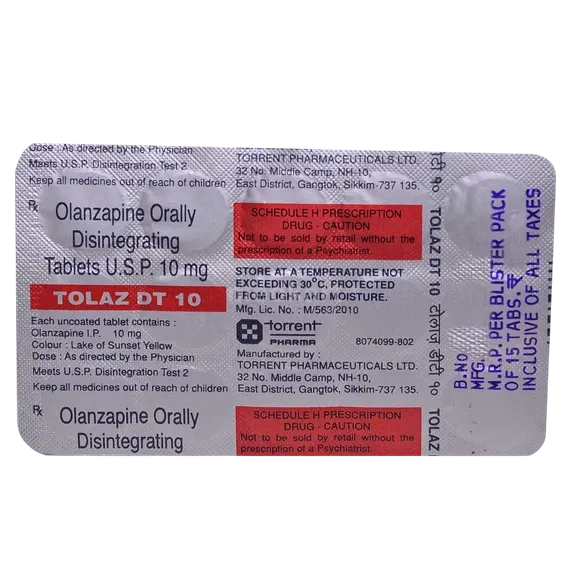 tolaz dt 10mg tablet 15's
